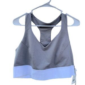 NWT Good American heather grey core racer bra size 6 or US women’s size 3xl